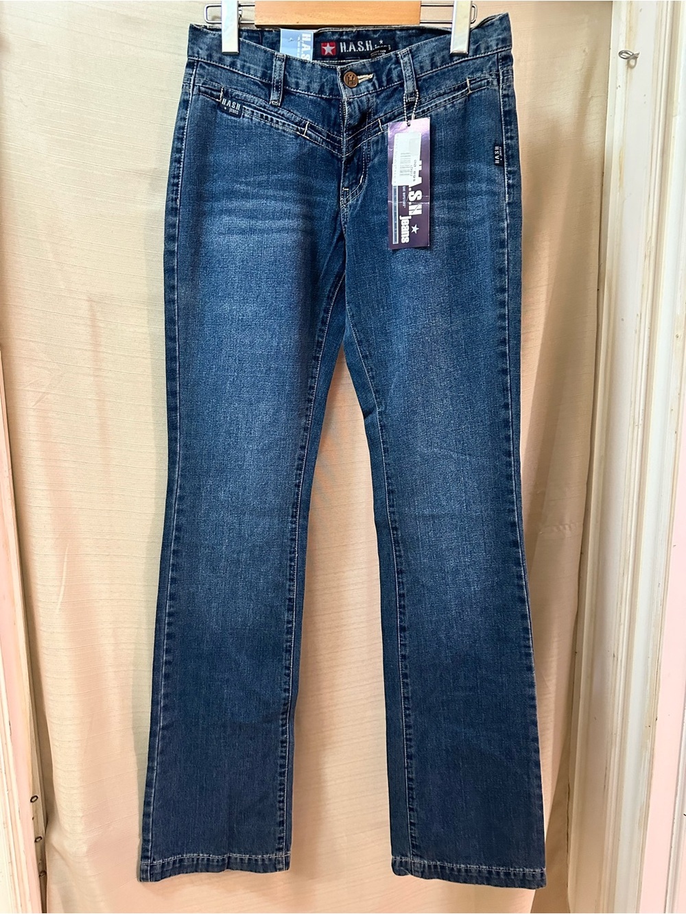 Vintage Y2K H.A.S.H. Jeans NWT Women’s 27x35 Bootcut Canada Made Denim Size 6